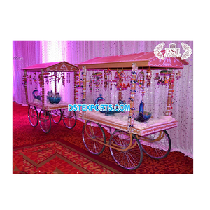 Carrito de Comida Moderno Estilo Rehdi de Madera para Decoración de Eventos y Bodas con Diseño y Tamaño Personalizados - Product Image 1
