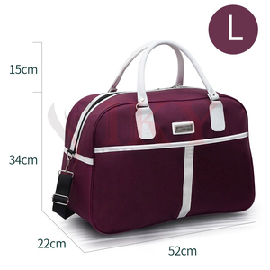 Weekender-bolsas de viaje impermeables para mujer y hombre, bolso de lona de cuero deportivo - Product Image 2