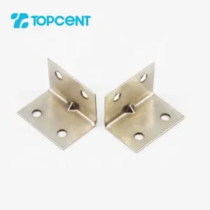 Topcent 90 degree furniture kitchen cabinet metal angle shelf hanging corner connecting brackets