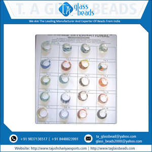 Nouveau fabricant de bagues en verre à motif floral - Product Image 4