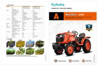 Para el Mini Tractor A211N 4WD de 3 Cilindros y 21HP con Certificación CE, Tecnología de 4 Válvulas, Nuevo Diseño Agrícola, Motor, Engranaje y Rueda Especiales