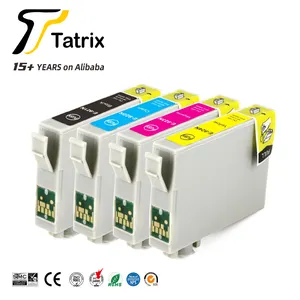 Cartouche d'encre pour imprimante Epson Stylus T0921N, T0922N, T0923N, T0924N, couleur, Compatible avec les imprimantes T26 et TX117, sans taxes