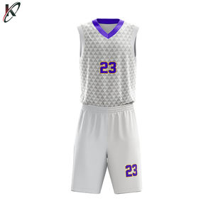 Ensemble de basket-ball réversible personnalisé entièrement sublimé uniforme respirant vêtements de sport d'été pour les grandes tailles - Product Image 4