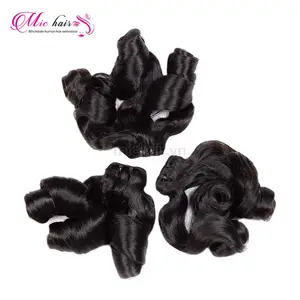 12a Real Brazilian Human Hair Extensions Super Double Drawn Funmi Hair And Magic Curls