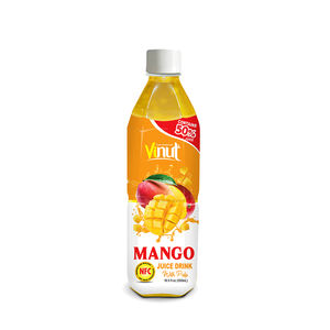 Boisson au jus de mangue NFC 50% avec pulpe, bouteille de 16,9 fl oz, OEM Vietnam - Product Image 1