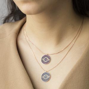 จี้หินอเมทิสต์ ตาปีศาจ งานฝีมือขายส่งจากตุรกี เครื่องประดับเงินแท้ 925 - Product Image 4