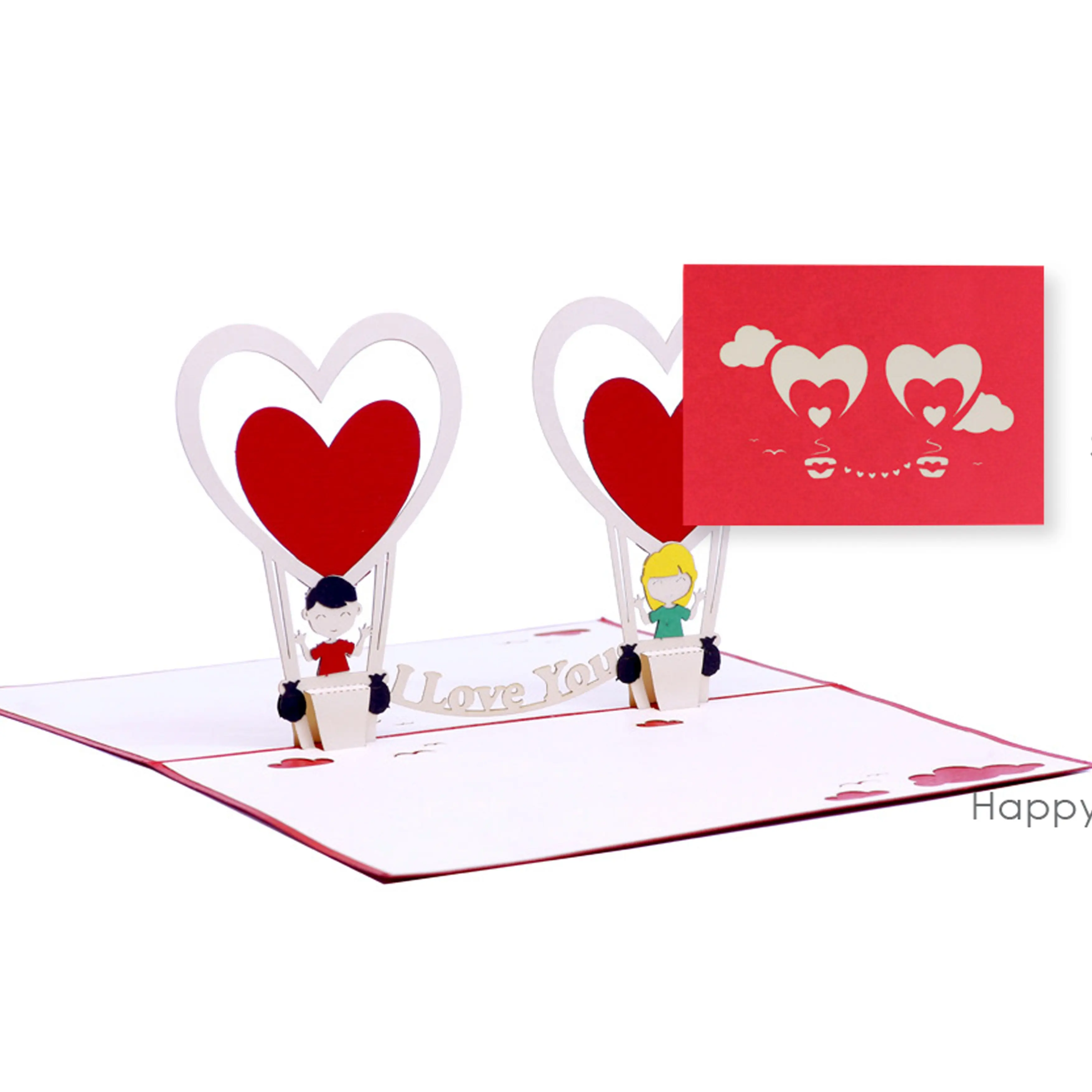 3d Carte Amour Fabricant Haute Qualité 3d Pop-up carte