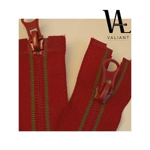 Fermeture à glissière en nylon, bidirectionnel inversée (ruban de customisation), bout ouvert avec curseur DTM #5 - Product Image 4