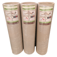Protection temporaire des sols pour la construction, rouleau de papier industriel 450 GSM, matériaux recyclés, protège les surfaces des sols, peinture, taches