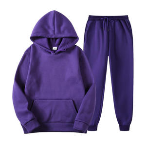 Ensemble de survêtements 2 pièces pour hommes, ensemble sweat à capuche et pantalon de jogging en molleton technique, survêtement personnalisé pour femmes - Product Image 3