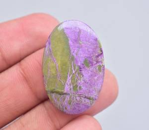 Pierres précieuses naturelles de qualité violette, Cabochon en vrac, bijoux mixtes, gros, s-achti avec pendentif serpentin, de pureté, vente en gros - Product Image 5