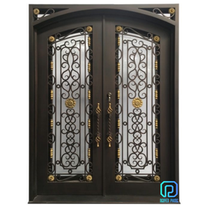 Bảo Vệ Nhà Với Các Mô Hình Giá Cả Hợp Lý Hiện Đại Của Cửa Kim Loại An Ninh, Cửa Sắt Rèn, Cửa An Ninh Cửa Kim Loại Bên Ngoài - Product Image 4