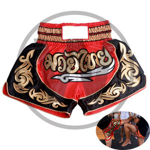 Sialkot-pantalones cortos Muay thai de alta calidad - Product Image 4
