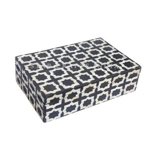 กล่องเครื่องประดับแบบฝังกระดูกดีไซน์3D ไม่เหมือนใครสินค้าแฮนด์เมดโดยงานฝีมือของดาวบรรจุภัณฑ์เครื่องประดับอินเดีย - Product Image 3