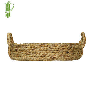 ตะกร้าผักตบชวากลมสำหรับเสิร์ฟหวายผสม,ถาดทอ,ถาดฟางขายส่งในเวียดนาม2022 - Product Image 3