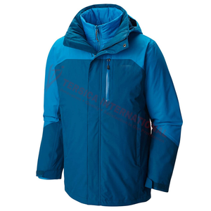 Veste coupe-vent de couleur unie avec poche nouveauté veste d'hiver à fermeture éclair avec capuche fourrure de mouton été printemps motif uni - Product Image 3