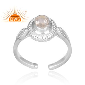 Pierre précieuse en cristal et Quartz naturel, anneaux de créateur faits à la main, solide, argent fin, vente en gros, 925 - Product Image 2