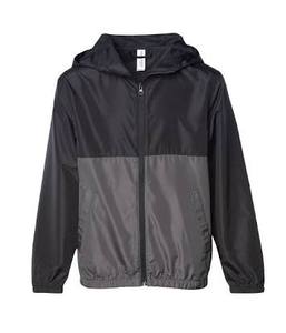 Chaquetas cortavientos personalizadas para hombre, hechas de poliéster, dos tonos, talla grande, cierre de cremallera, impermeables, transpirables para la temporada de otoño - Product Image 2