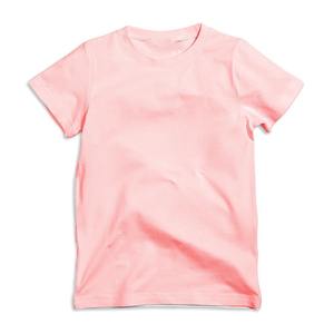Camiseta de verano con cuello redondo de algodón 100% de alta calidad para mujeres y niños Precio al por mayor de nuevo diseño de Bangladesh Camiseta de artículos en stock OEM - Product Image 3