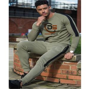 Chándal de poliéster con logotipo personalizado ajustado de invierno de marca, conjunto de 2 piezas, Jersey, pantalones de chándal, conjunto de Sudadera con capucha, sudadera de entrenamiento para correr - Product Image 5