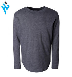 Camiseta de manga larga con cuello redondo para hombre, ropa deportiva ajustada para gimnasio, novedad - Product Image 3