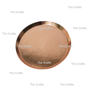 Plateau de service en cuivre au design attrayant avec plateau de collations de restaurant de qualité supérieure - Product Image 3