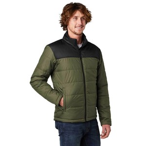 Abrigo acolchado de burbujas de invierno para hombre, decoración de patrón de último diseño, acolchado de grúa, bolsillos de doble botonadura para exteriores para clima frío - Product Image 5