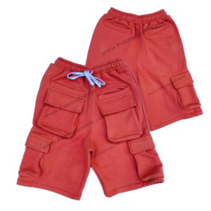 Pantalones cortos Cargo personalizados para hombre, ropa de calle con logotipo en relieve personalizado, pantalones cortos personalizados con bolsillo Cargo de verano para hombre, pantalones cortos de nailon con múltiples bolsillos - Product Image 2