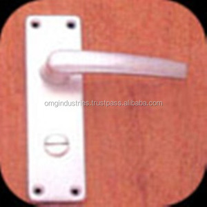 OMG Industries Solid Brass Lock <b>Door</b> <b>Handle</b> Wooden Bedroom <b>Door</b> Lock <b>Handle</b> Brass - Product Image 2