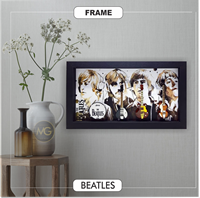 Cadre de décoration musicale pour la maison 7,8 x 13,8 pouces, cadre à thème, boîte à ombre musicale, cadre boîte à ombre musicale