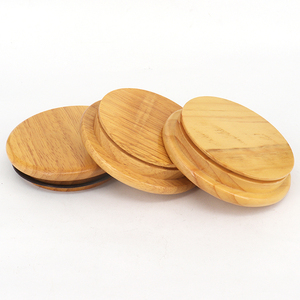 Couvercles en bois vernis de haute qualité anti-déversement avec joint hermétique, taille personnalisée, marque OEM, pour bocaux de type Weck Smart - Product Image 3