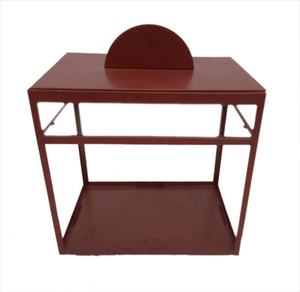 Home Decorative Iron and <b>Glass</b> Lantern Red Color Candle Holder for Indoor and Outdoor Decor Handmade Customized - Product Image 1