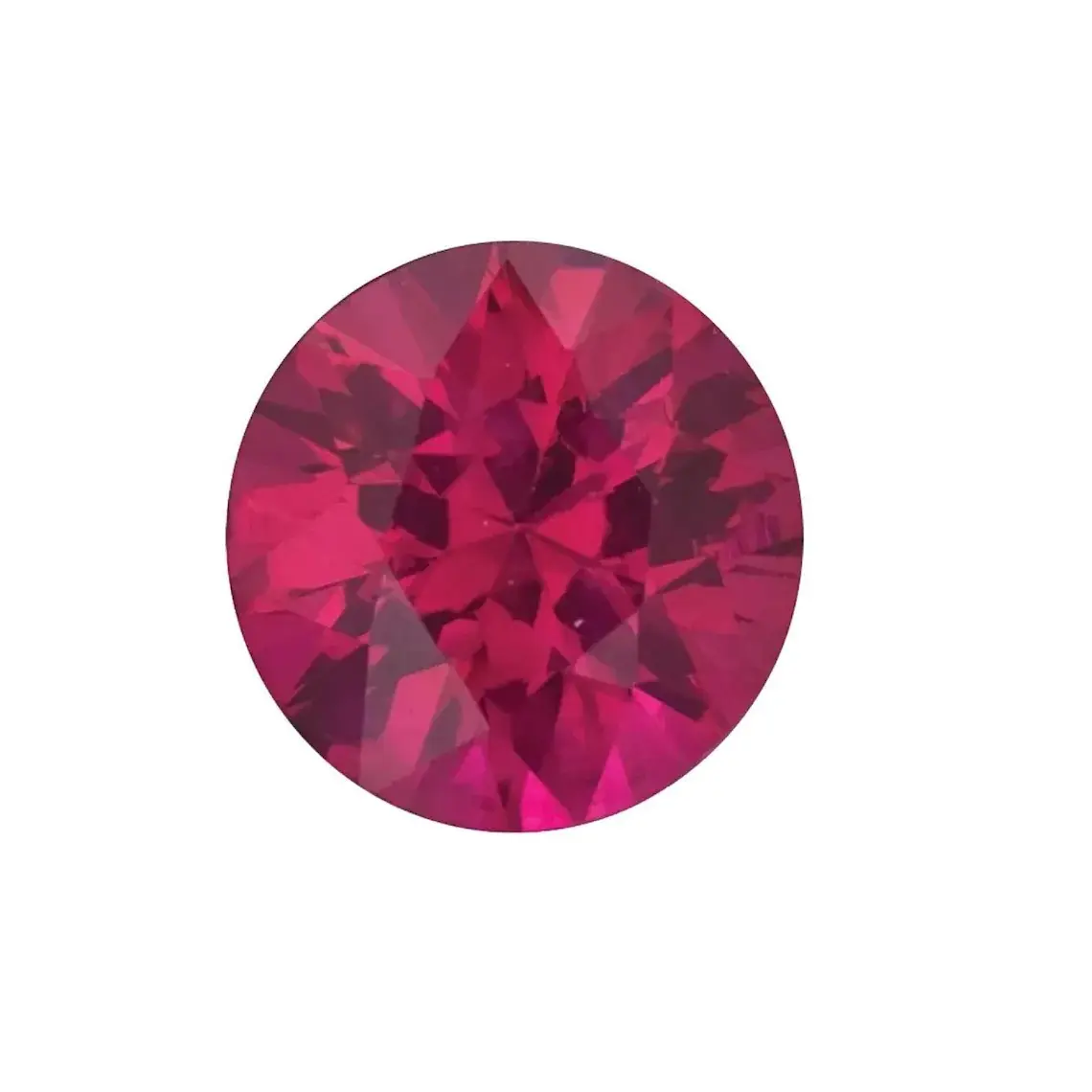 " Round Brilliant Cut Natural Ruby All Sizes " Wholesale Price Fine Quality Faceted Loose Gemstone | CERTIFIED RUBY |