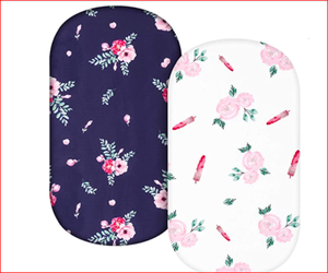 Juego de Moisés para bebé, Sábana 100% de algodón orgánico de buena calidad - Product Image 1