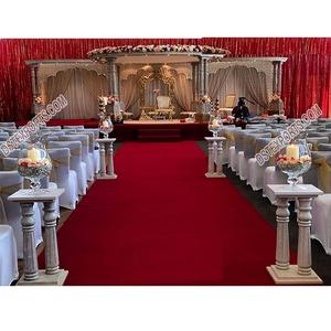 Mandap de Boda de Doble Poste Raj Mehal, Decoración de Mandap de Doble Pilar para Bodas Indias, Mandap de Fibra de Doble Poste para Bodas, Venta en Italia - Product Image 1