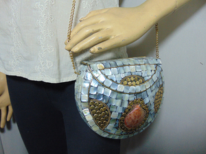 <b>Wedding</b> Evening <b>Clutch</b> Women 2022 Hot Sale Metal Flap Lowellcraft.com BRC06395 Party Light Handmade Fashionable Sty - Product Image 5