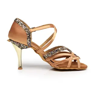 Latin Dance Schuhe Für Tanzen Frauen Standard Streifen Walzer Tango Schuhe
