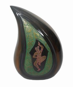 โกศงานศพงานศพแบบหยดเพชรโลหะ - Product Image 4