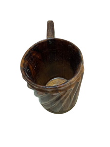 Mug Wooden Coffee Mug Eco Friendly Cup Custom Mug Brown European for Home Restaurant - Product Image 2