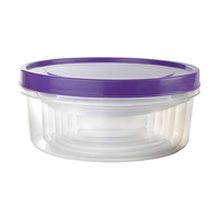 Ensemble de 7 contenants en plastique PP, transparents, hermétiques, sans BPA, de qualité alimentaire, écologiques, compatibles micro-ondes, grande capacité
