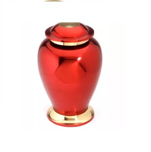 Rabeh American Style Metal Brass Cremation Urn <b>Keepsake</b> Cinerary Funeral Modern Tableware Pot and <b>Ashes</b> Storage - Product Image 1