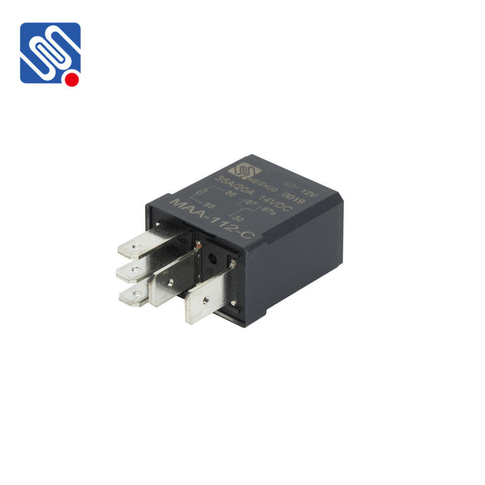 Meishuo MAA 30a 1c 12vdc High Power Electromagnetic Relay Mini Automotive Micro Relays Diode AUTO 40A Rated Current 14VDC
