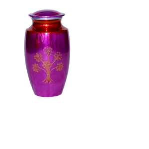 Urna Funeraria de Acero Púrpura / Urna Funeraria de Hierro Estilo Americano, Artículos Funerarios Brassworld India - Product Image 6