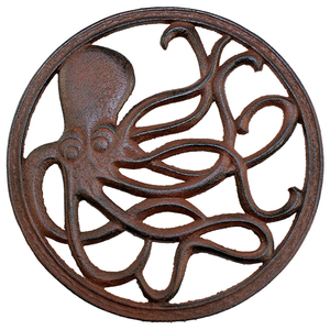 Dessous de plat ours en fonte cuivre Antique pour cuisine et salle à manger plat chaud décoratif romantique - Product Image 4