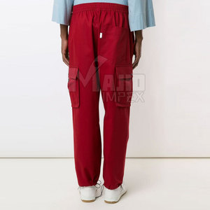 กางเกงคาร์โก้ผ้าแคนวาสน้ำหนักเบา แห้งเร็ว ระบายอากาศได้ดี เอวยางยืดสูง สำหรับผู้ชาย มีกระเป๋าหกช่อง - Product Image 5