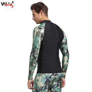 Maillot de bain à manches longues pour hommes, nouveau, collection 2020, Compression, Sublimation, résine imprimée, séchage rapide - Product Image 6