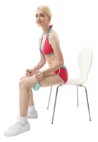 ALLWINWIN MSK02 Bâton de massage - Rouleau de massage musculaire flexible en forme d'engrenage pour les jambes