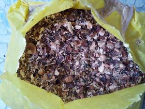 Usine directe 5mm + grande taille granulés de noix de cajou noix de cajou Testa peau 10% humidité 3% poussière 20-35kg PP sacs déchets agricoles - Product Image 3