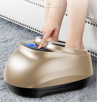 Machine de massage des pieds Shiatsu Machine de massage des pieds avec filtre à charbon Chaleur, pétrissage profond, compression de l'air,