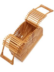 Creative Unique Fashion <b>Bag</b> Woman <b>Bag</b> Made of Bamboo Bamboo <b>Bag</b> From Vietnam Trending Handbag - Product Image 5